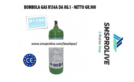 TARIFS GAZ RÉFRIGÉRANT R134A – 1 KG (NET 900 GR)